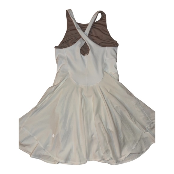 Lululemon Court Crush White Tennis Dress 8 - Picture 4 of 5
